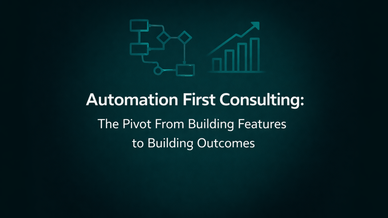 Automation First Consulting: The Pivot From Building Features to Building Outcomes