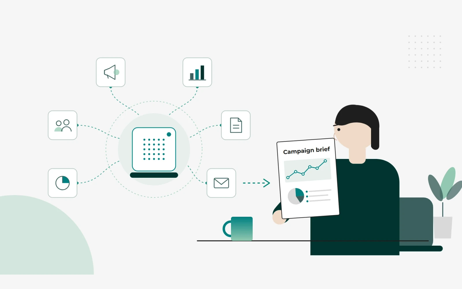 Illustrated hero image for Best AI Agents for Marketing Tasks in 2026